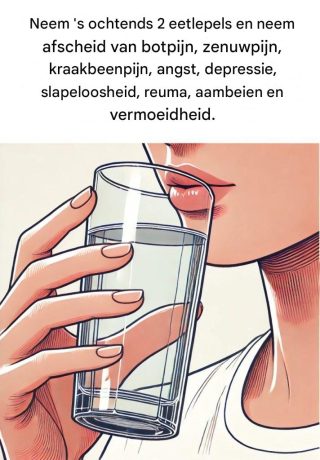 Twee lepels in de ochtend: een natuurlijk middel tegen botpijn, diabetes, zenuwklachten en depressie.