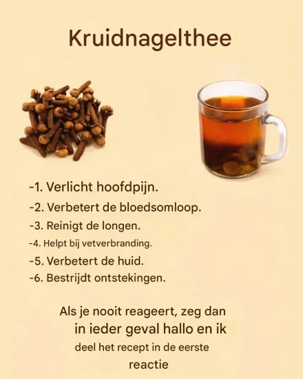 Kruidnagelthee: voordelen, bereidingswijze en waarom je het zou moeten proberen.